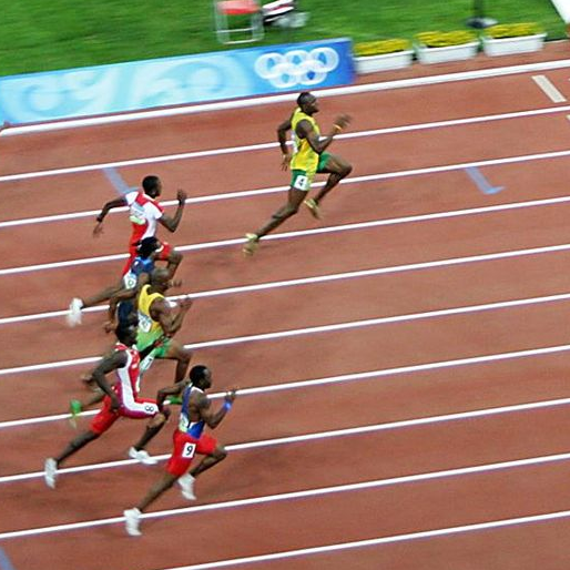 100 metres logo