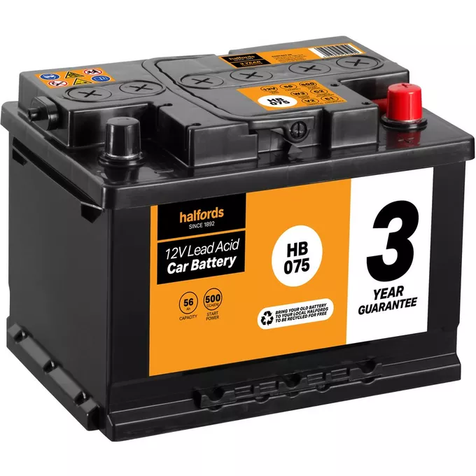 Automotive battery logo