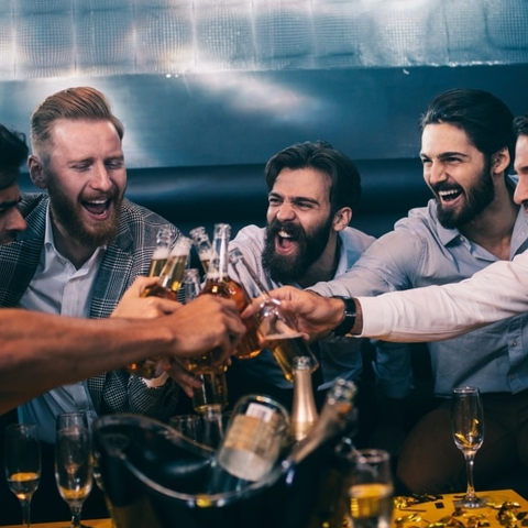 Bachelor party logo