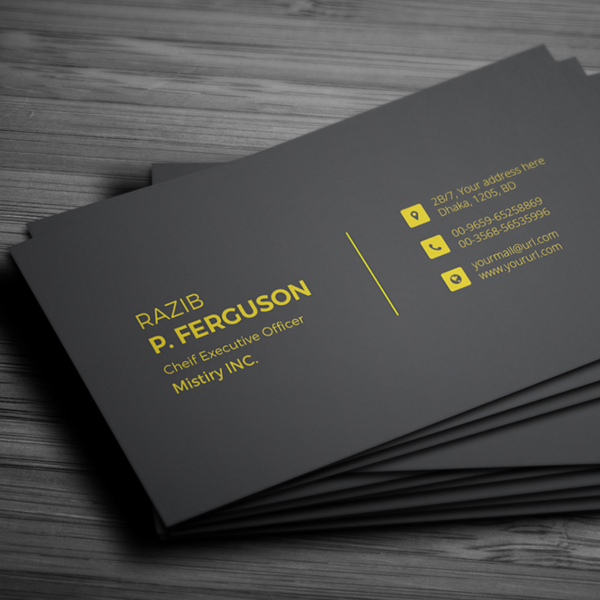 Business card logo