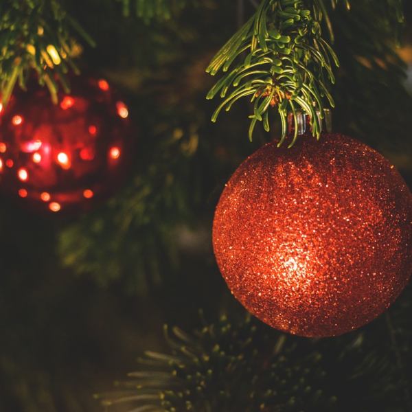 Christmas ornament logo