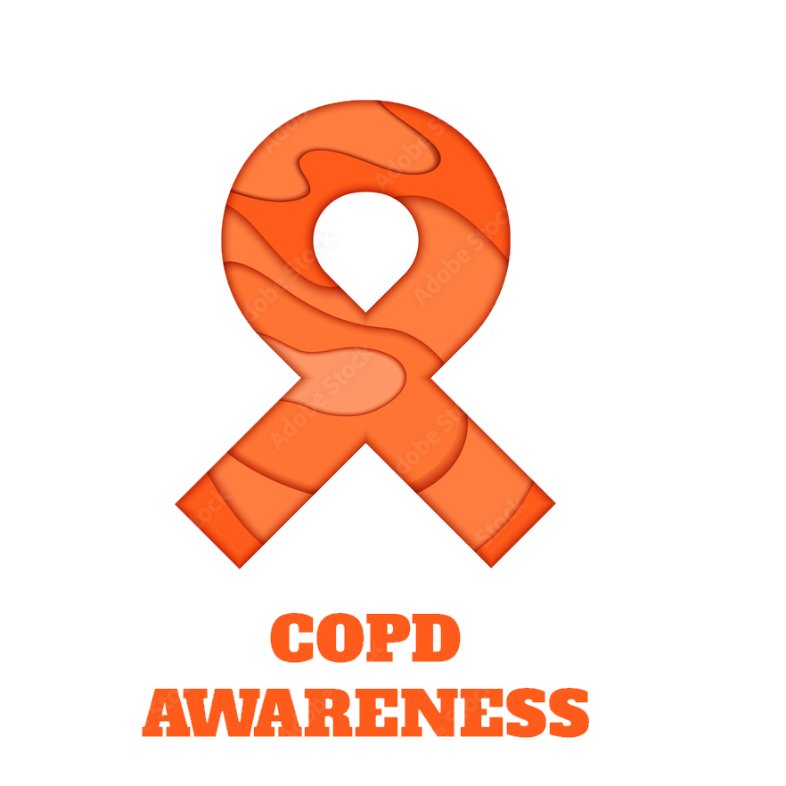Chronic obstructive pulmonary disease awareness logo