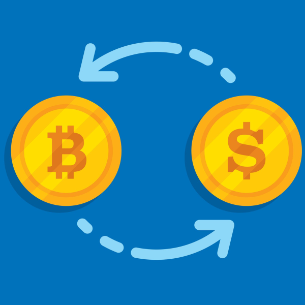 Digital currency exchanger logo