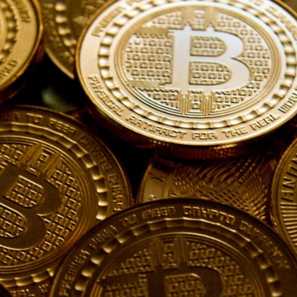 Digital gold currency logo