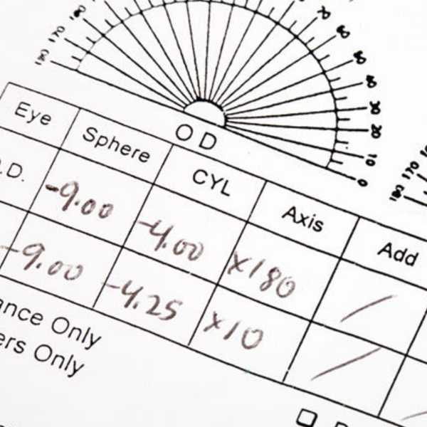 Eyeglass prescription logo