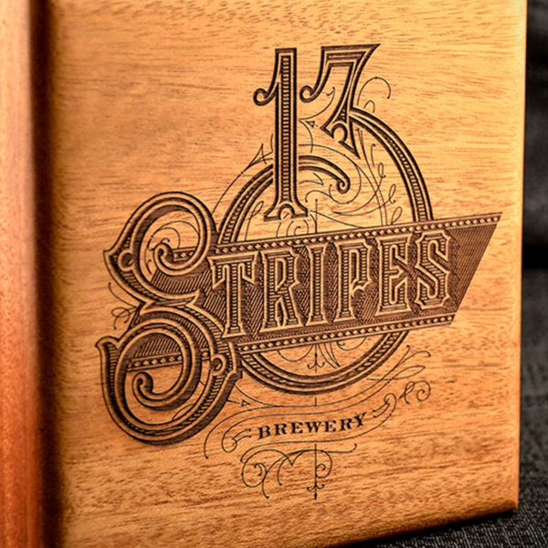 Laser engraving logo