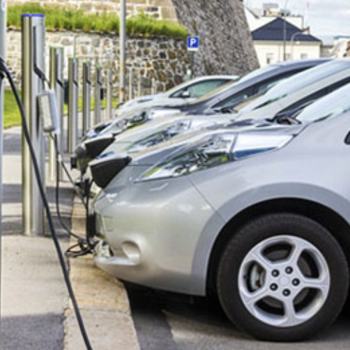 Plug-in electric vehicle logo