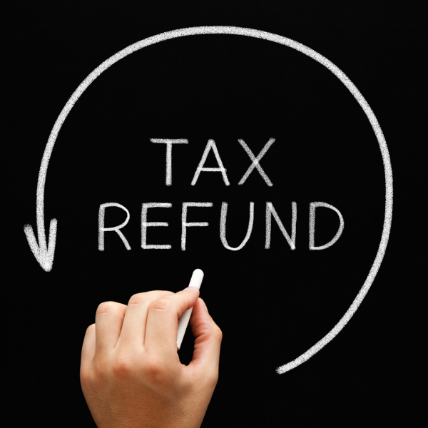 Tax refund logo