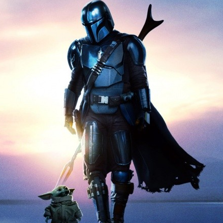 The Mandalorian logo