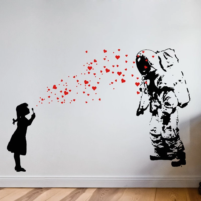 Wall decal logo