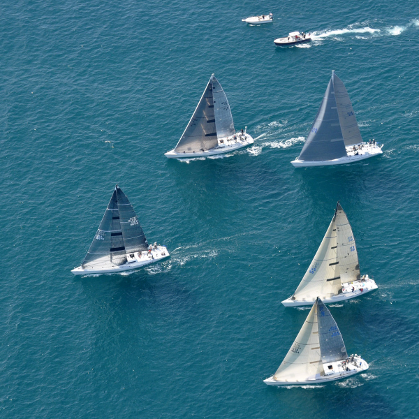 Yacht racing logo