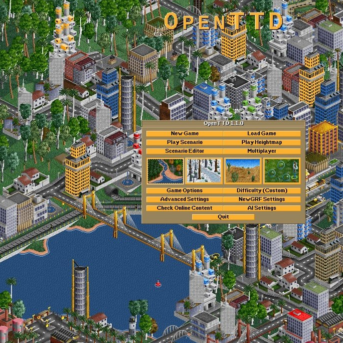 Business simulation game logo
