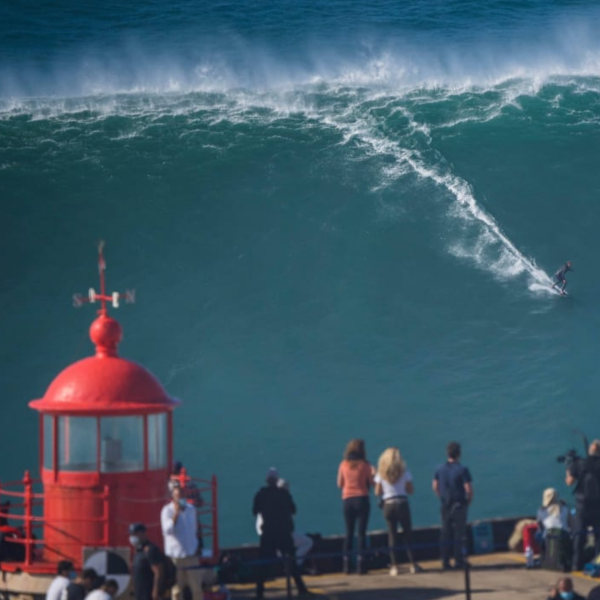 Big wave surfing logo