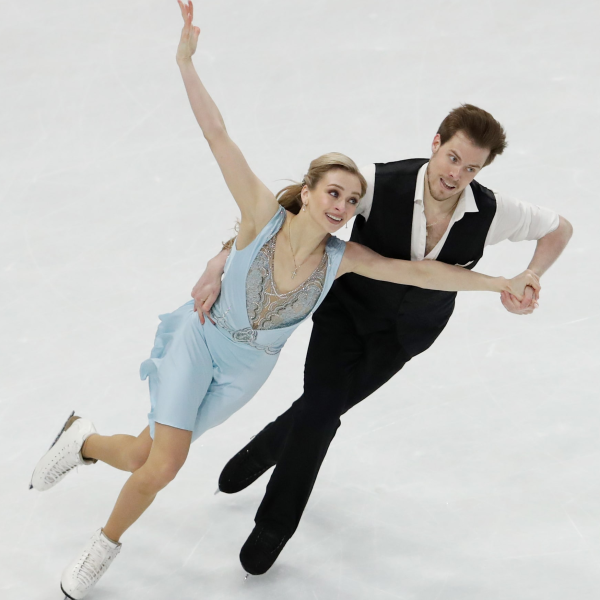 Ice dancing logo
