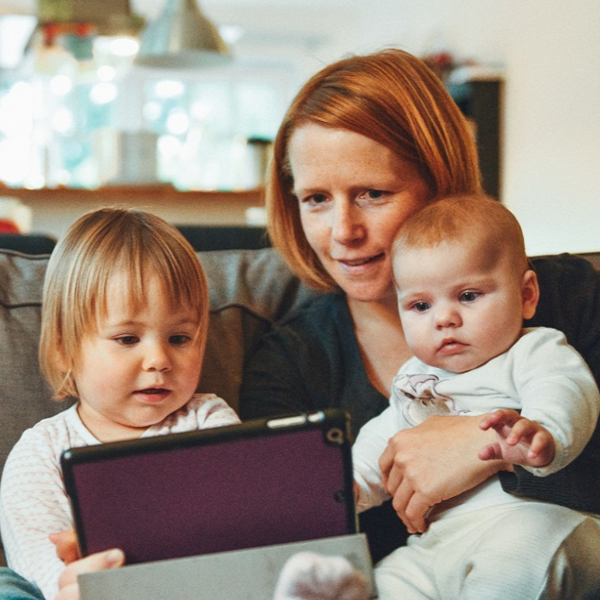 Stay-at-home parent logo