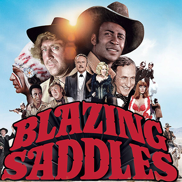 Blazing Saddles logo