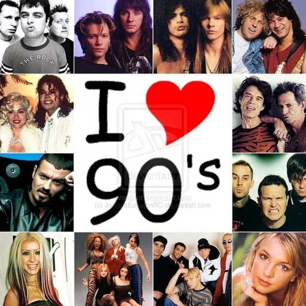 1990s in music logo