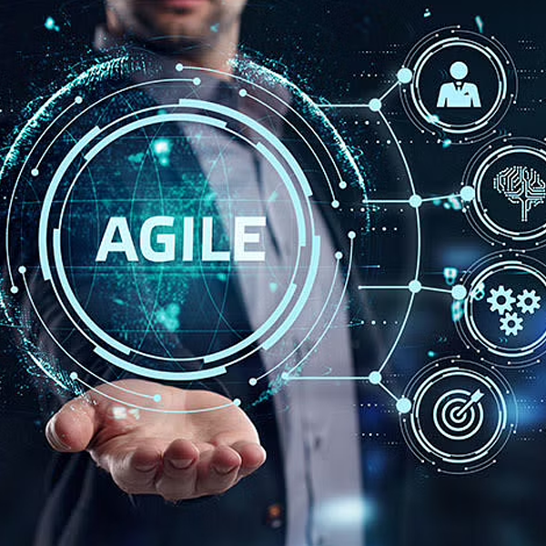 Agile software development logo