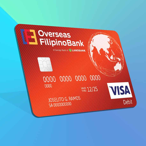 Bank card logo