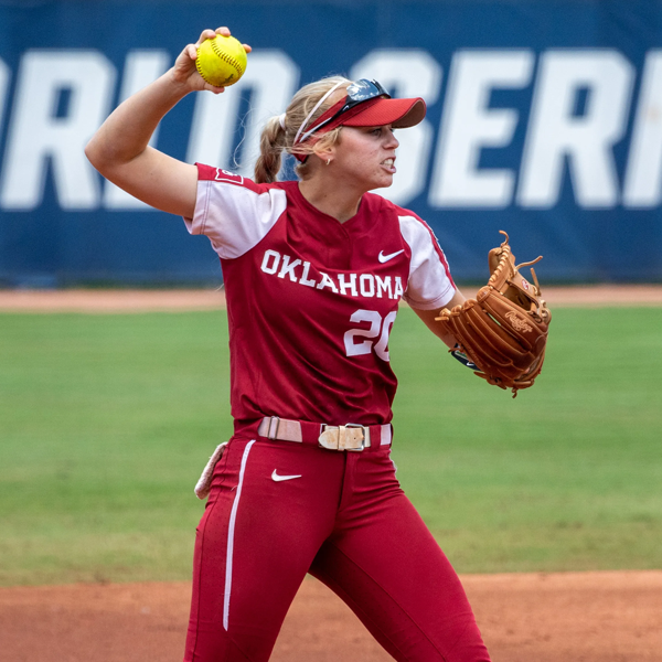 College softball logo