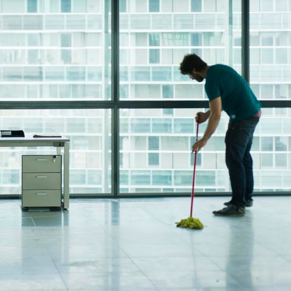 Commercial cleaning logo