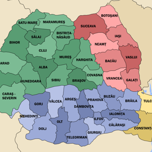 Counties of Romania logo