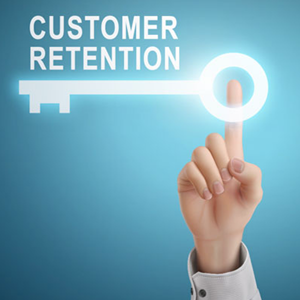 Customer retention logo