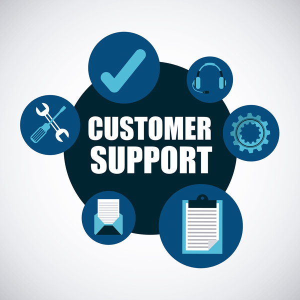 Customer support logo