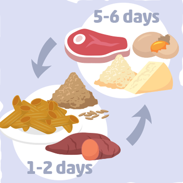Cyclic ketogenic diet logo
