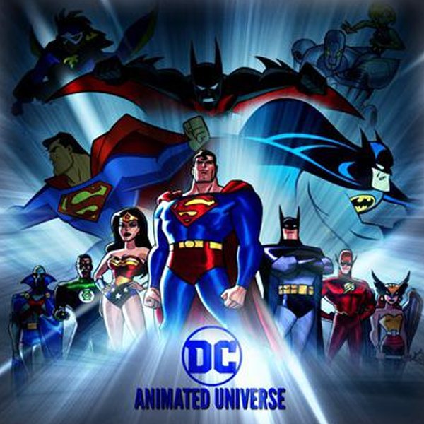 DC animated universe logo