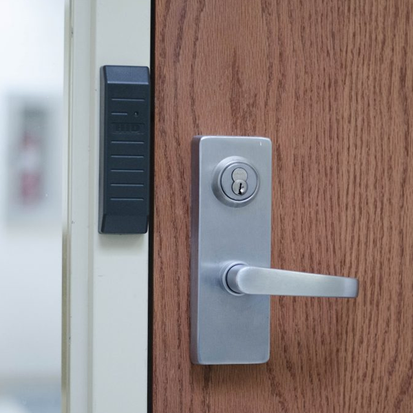 Door security logo