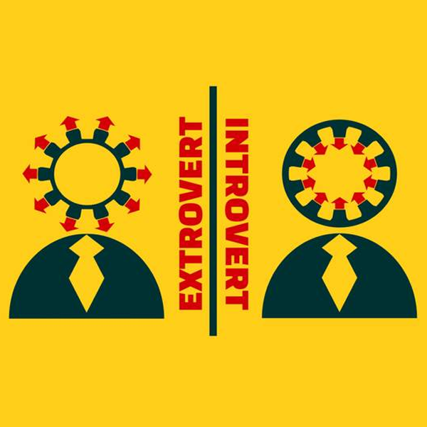 Extraversion and introversion logo