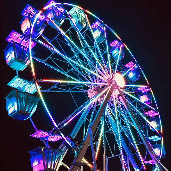 Ferris wheel logo