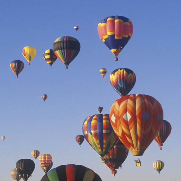 Hot air balloon logo
