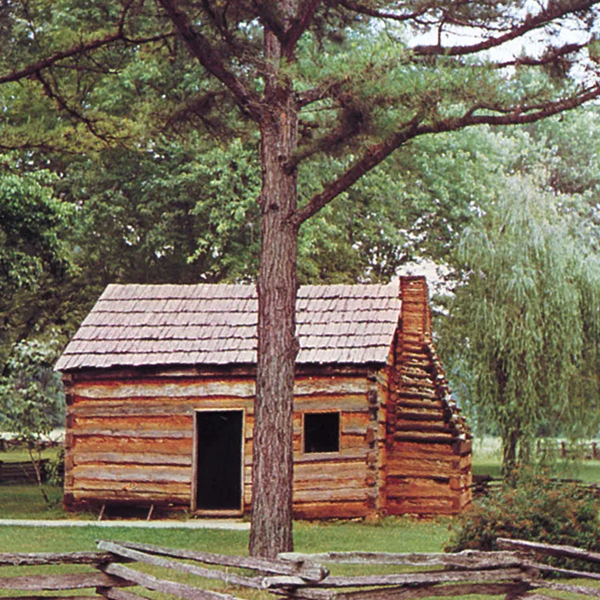 Log cabin logo