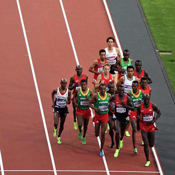 Middle-distance running