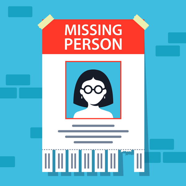 Missing person logo