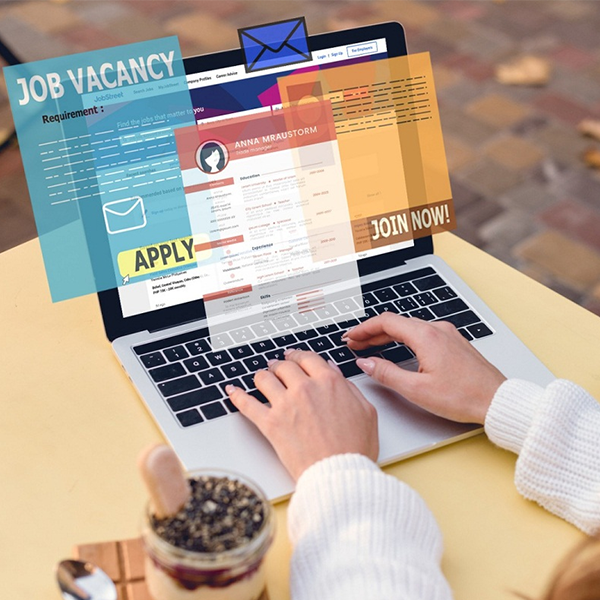 Online job fair logo