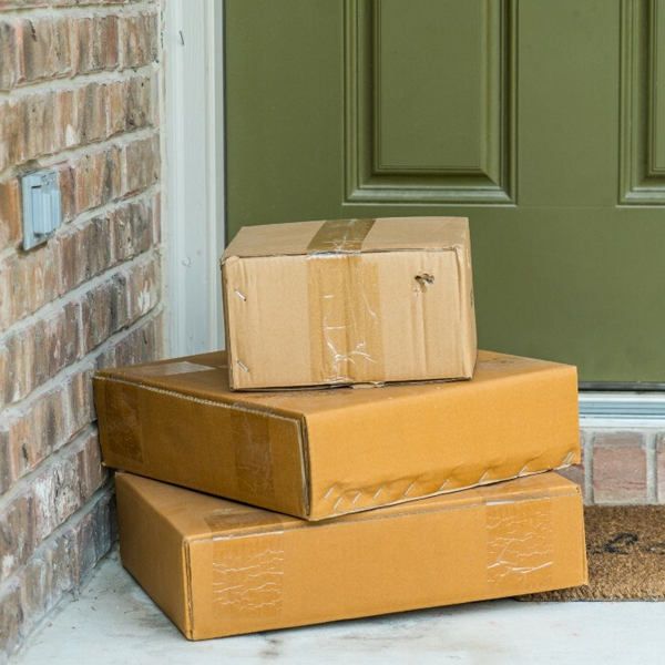 Package delivery logo