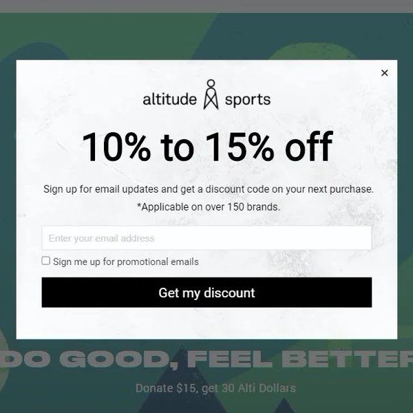 Pop-up ad logo
