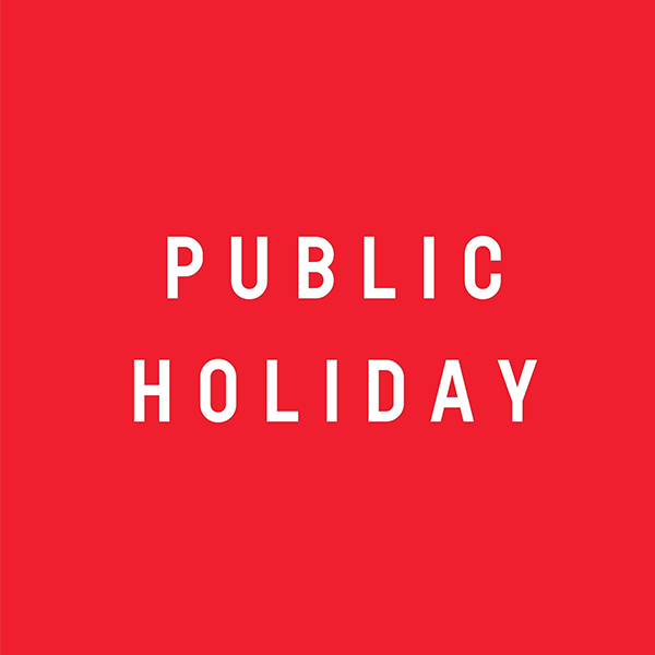 Public holiday logo