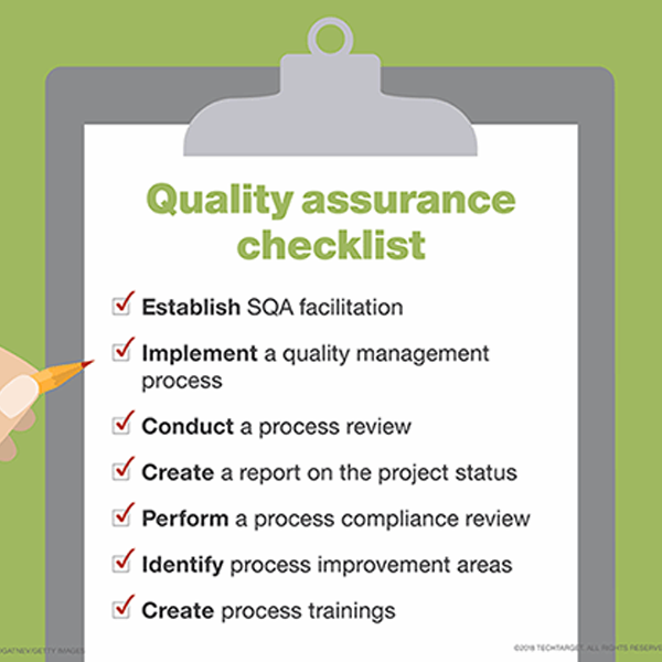 Quality assurance logo