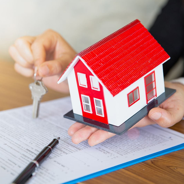 Real estate contract logo