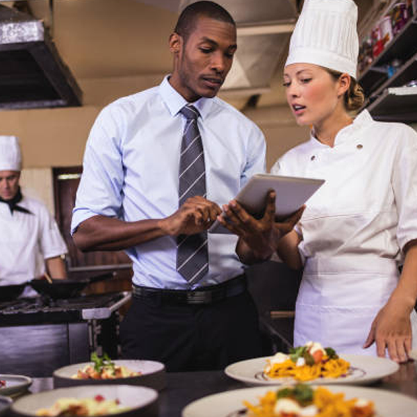 Restaurant management logo