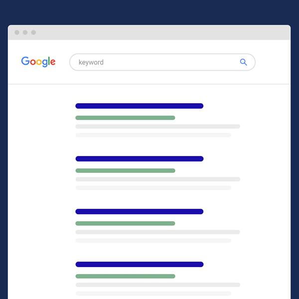 Search engine results page logo