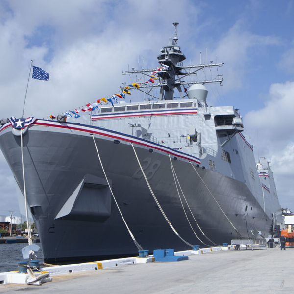 Ship commissioning logo