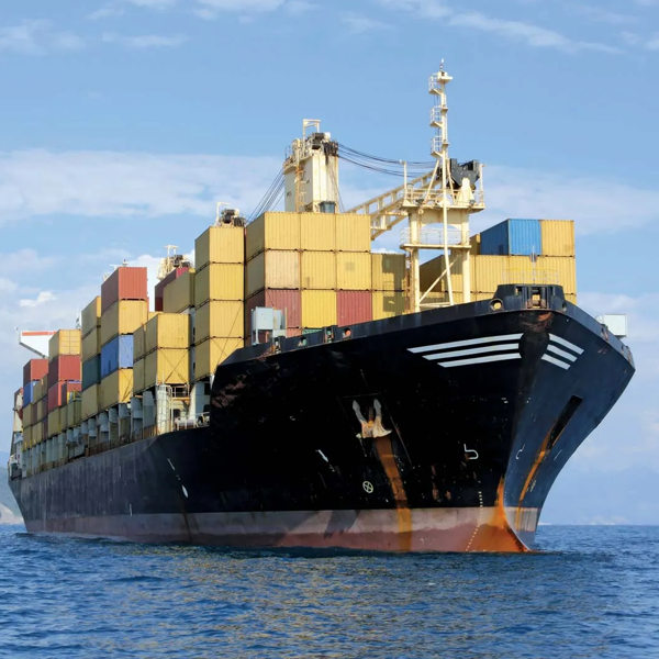 Ship transport logo