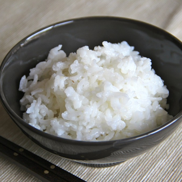 Steamed rice