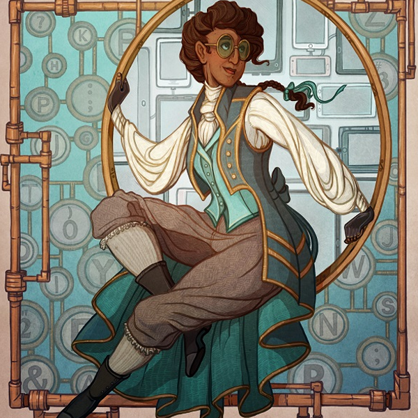 Steampunk logo