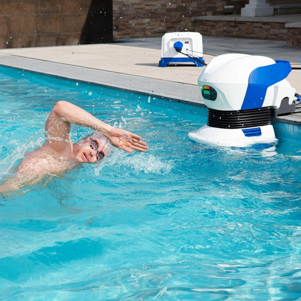 Swimming machine logo